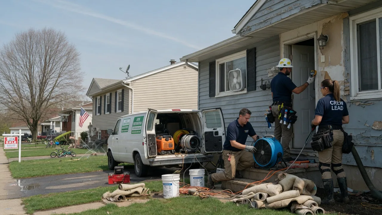 Flood Cleanup in Parkersburg, IL near me